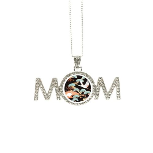 Collier avec motif grues pivoines érable, bijou floral suspendu pour femme élégante
