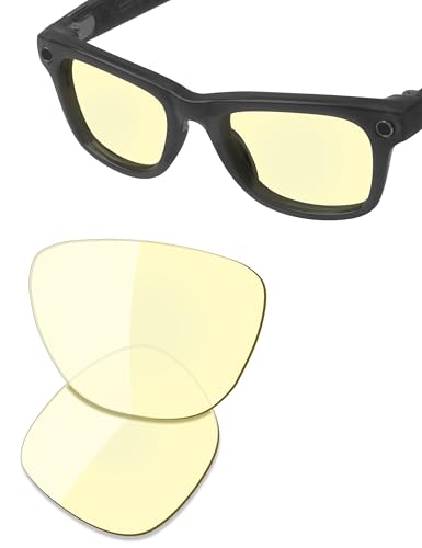 Image of SAUCER Premium Replacement Lenses Compatible with Ray-Ban Meta Wayfarer (Gen 2) RW4012 53mm | RW4008 53mm Smart Sunglasses