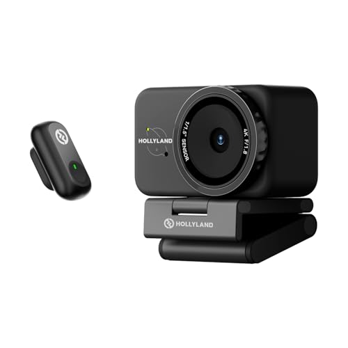 Hollyland Lyra Webcam UHD 4K Webcam for PC, 1/1.5" Sensor,