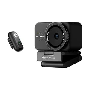 Hollyland Lyra UHD 4K Webcam for PC with Mic, 1/1.5″ Sensor, 50MP, Au...