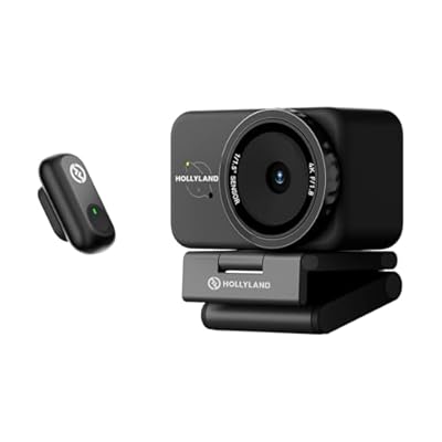Hollyland Lyra UHD 4K Webcam for PC with Mic, 11.5 Sensor, 50MP, Auto Framing, PDAF, Control for Live Streaming, Video Calls, Gaming, Works with Zoom, Teams, Twitch &amp; More