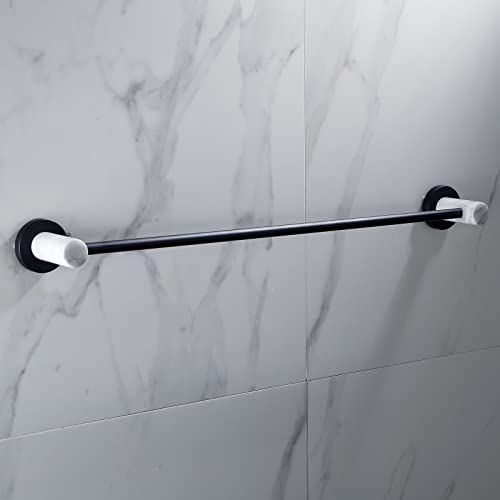 Porte-serviettes de bain mural en marbre pour optimiser votre routine bien-être
