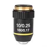Options de grossissement complètes : cette lentille d'objectif achromatique à 195 degrés offre une variété de niveaux de grossissement, y compris 4x, 20x, 40x, 60x et un impressionnant 100x. pour observer tout, des insectes aux échantillons de sang avec .