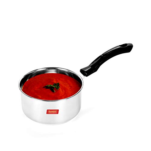 Sumeet Stainless Steel Induction & Gas Stove Friendly Saucepan/Cookware/Container With Handle - 1.9 Liters #TOP2