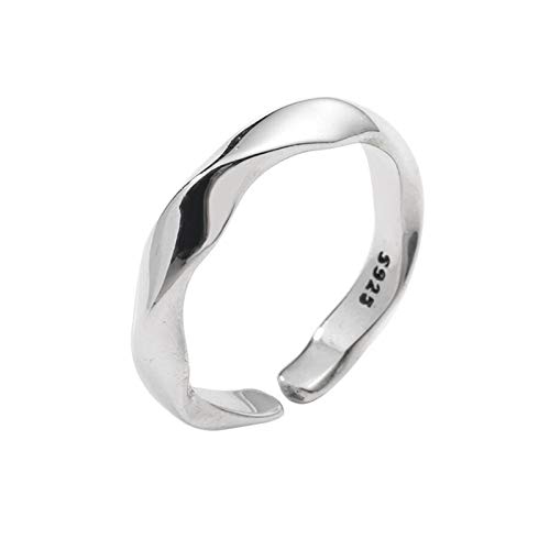 Bague resizable S925 pour femme : le bijou géométrique qui s'adapte à tous vos doigts