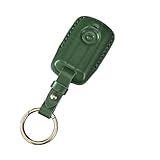 [ontto] ヤマハ用 バイク キーケース オシャレ キーカバー キーホルダー レザー NVX125 NMAX155 XMAX250 AEROX AEROX155 QBIX スナイパー トライシティ Y16ZR 2012-2025等に適応 車用 プレゼント タイプC グリーン