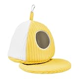 Nid d'oiseau pour cage – 25 x 25 x 25 cm – Hamac chaud – Accessoires pour perruches – Lit confortable pour perroquet, ara, calopsitte conure, gris africain | Inséparable pour intérieur et extérieur