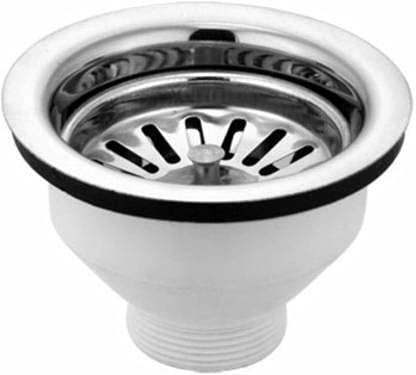 See full amazon price history chart for Spazio Stainless Steel 4 Inches Sink Waste Coupling/PVC Coupling with Bucket Strainer for Kitchen Sink/Wash Basin/Drain Flange/Drain Strainer, Pack of - 1 Spazio Stainless Steel 4 Inches Sink Waste Coupling/PVC Coupling with Bucket Strainer for Kitchen Sink/Wash Basin/Drain Flange/Drain Strainer, Pack of - 1 (B09FJV6MPW) Amazon Price History, Amazon Price Tracker