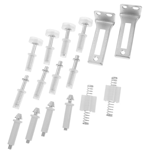 Kit de Herrajes para Puertas Plegables de Closet Cabilock con Pivotes Superior Blanco miniatura 1