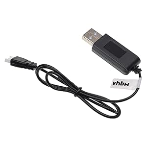 vhbw USB Ladekabel kompatibel mit Carrera RC Video ONE (503003) Drohne