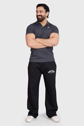 Image of FUAARK Men Slim Fit Pique Aura Polo Tshirt with Short Sleeves & Reflective Chest Logo -