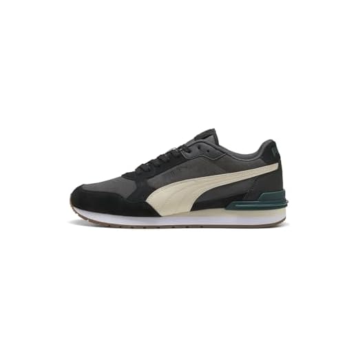 PUMA St Runner V4 SD, Zapatillas Unisex Adulto, Gris Oscuro Alpine Snow Negro, 46 EU