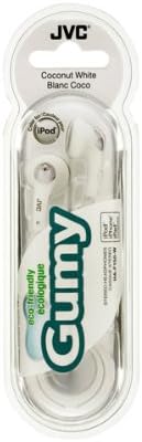 JVC HAF150W Gumy Headphone (Coconut White)