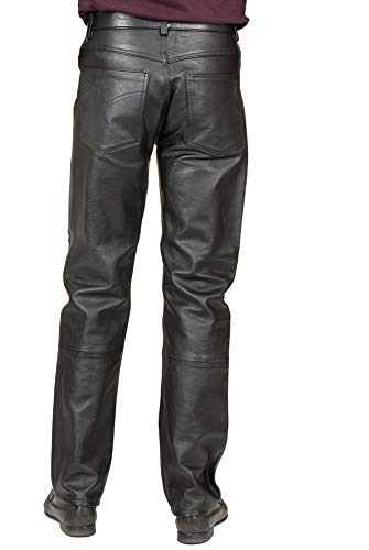 Charades Men's Faux-Leather 4-Pocket Costume Pants - Image 3