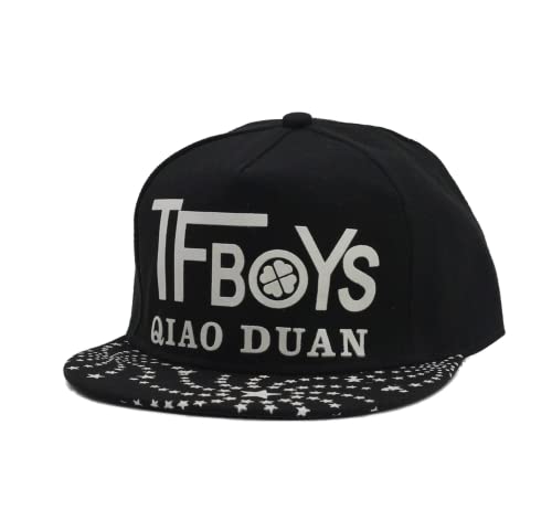 Black Baseball & Snapback Hat For Unisex Glow in the dark