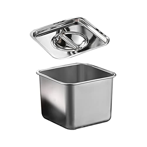 OFFSCH Sturdy Stainless Steel Flavor Cup Kitchen Condiment Jar Lids Modern Sugar Canisters