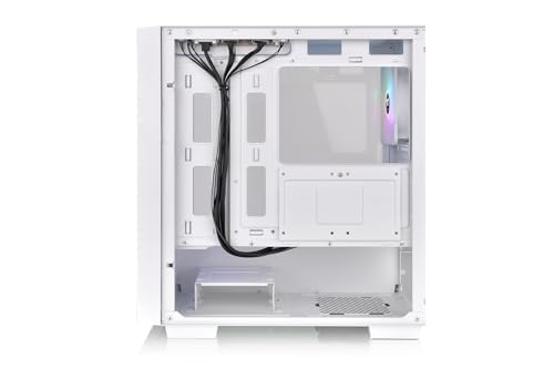Image of Thermaltake Versa H16 TG ARGB Snow Micro ATX Tower Case; Tempered Glass Side Panel; 3 Pre-Installed ARGB Fans; CA-1Y8-00S6WN-01; 3 Year Warranty
