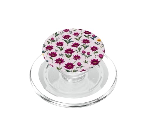 PopGrip pour MagSafe Fleurs audacieuses Violettes PopSockets pour selfie et vidéo