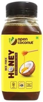 OPEN COCONUT Bee-Free Honey from Coconut Nectar - 250 gm | Jain Friendly | No Added Sugar & Adulteration | Natural and Fresh | Low Glycemic Index | No Sugar & Fat | Non-Alcoholic | Vegan