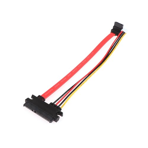Cable SATA 2 en 1 7Pin Data + 4Pin Power 20cm