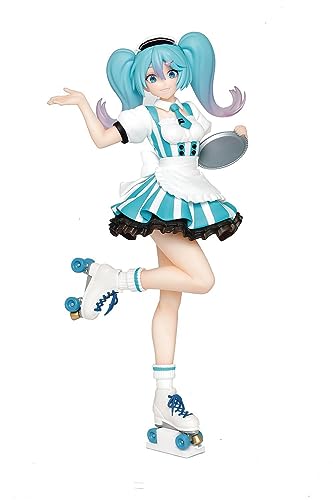 Taito Prize Hatsune Miku Statuette PVC Costumes Cafe Maid Ver.
