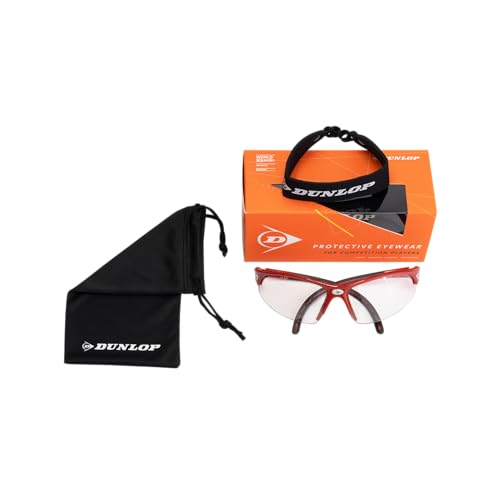 Dunlop Squash Eyewear - Competition Players, Red/Black