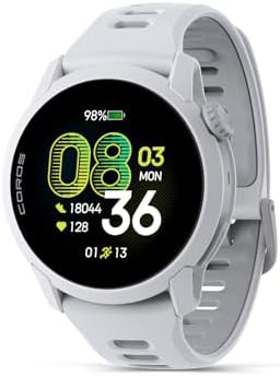 COROS PACE 4 Ultralight Sport GPS Watch (White Silicone, Standard...