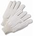 West Chester K81SCNI White Large Cotton/Polyester General Purpose Gloves - Straight Thumb - 10.38 in Length [PRICE is per DOZEN]