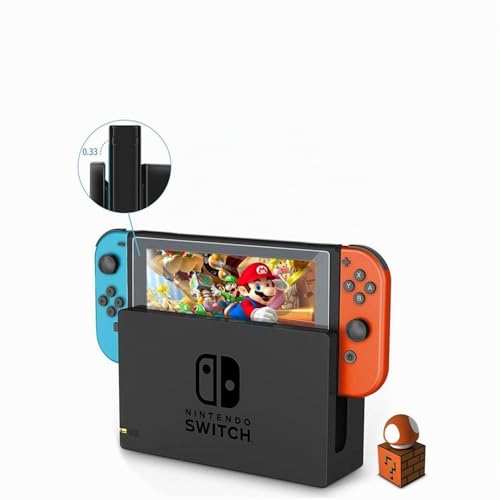 Phonillico Panzerglas Kompatibel mit Nintendo Switch [2 Stück] Schutzfolie Panzer Glas Displayschutz