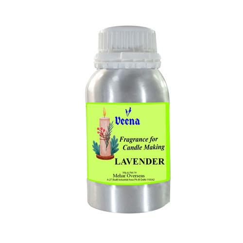 Image of Veena Lavender Fragrance Oil,Essential oil for Candle Making, Soap Making, Slime, Diffusers, Home and Crafts 100 gm