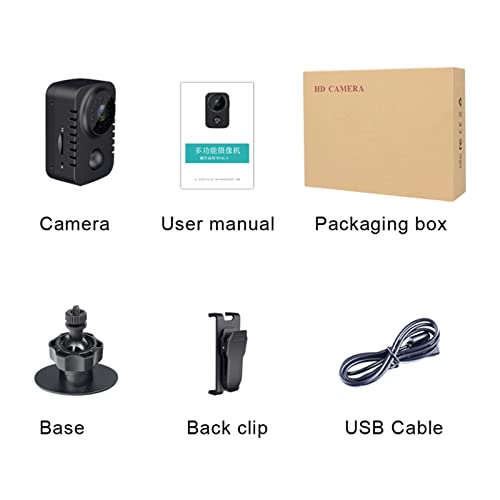 Mini caméra HD 1080P caméscope compact avec carte TF 32 Go incluse - 5