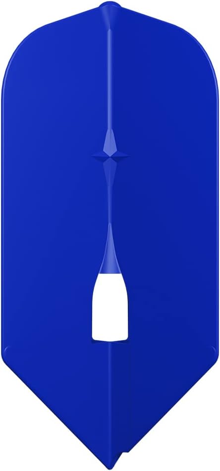 L-style L6 Slim PRO Dart Flights – Soft & Steel Tip Compatible – Blue – 2 Sets (6 Flights)