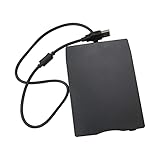 Vicue Read/Write 1.44 MB Floppy Disk, Black USB External Floppy Disk Drive 1.44MB for Laptop PC Win 7/8/10/11 Mac