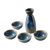 Cuisine japonaise : vous pouvez déguster saké japonais avec ensemble de récipients à saké, pichet japonais