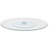 Plato giratorio 360° Soporte para tartas de cristal, giratorio, diámetro 30 x 2 cm – Soporte para tartas, plato para tartas, soporte para tartas