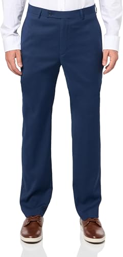 Calvin Klein Men's Slim Fit Stretch Dress Pants, 36W x 30L, Navy - image 1
