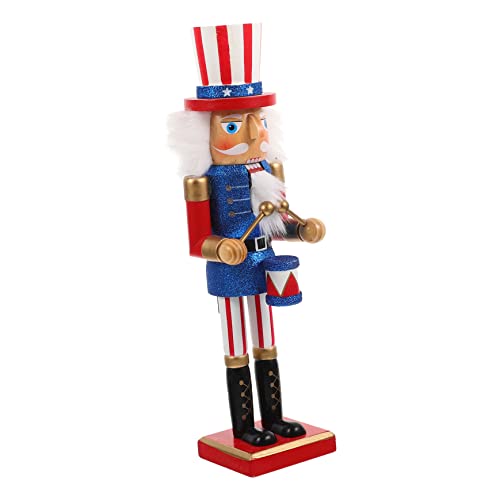 Didiseaon Nutcracker Christmas Decorations American Nutcracker American Dolls Nutcracker Statue 4Th Of July Nutcracker 38C Wood Small Walnut Desktop Christmas Nutcrackers Figures #TOP7