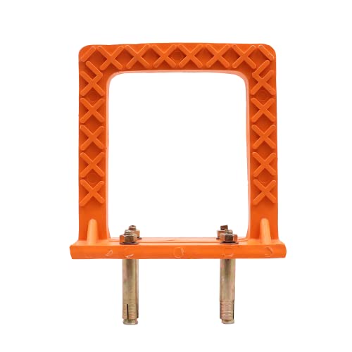 Image of Efficacy PVC Rungs Water Tank Step Slump Step PVC Foot Step MS Rod 12 mm Length 165 mm Width 170 mm Thickness 25 mm for Construction Sites,UG Sump Tank, Swimming Pools 1 Nos