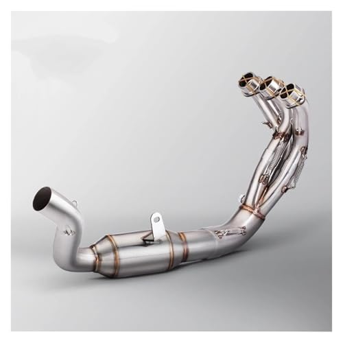 バイクマフラー MT09 FZ09 XSR900 V3 2021-2023用 51MM フロントリンクパイプ ステンレス レーシングライン ヘッダーチューブキット エキゾーストパイプ(TYPE-B)