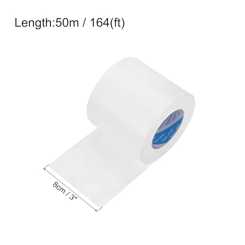 Image of uxcell Heavy Duty Duct Tape, 3 Inch x 55 Yard Waterproof Flexible Hand Tear Strong Adhesive Duct Tapes for Crafts DIY, Fixing, Repairs, White