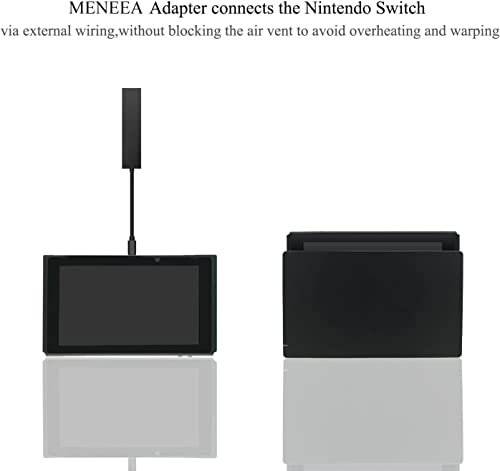 Dock For Nintendo Switch, Hdmi Type C Hub Adapter, 5-In-1 Hub Hdmi Converter Dock Cable For Nintendo Switch, Replacement Docking Station With Ethernet Port #TOP5