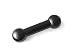 316L Black PVD Coated Surgical Steel Straight Barbell 4g