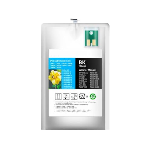 Poche sublimation SB610 noire 2000 ML haute régularité Mimaki TS55