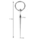 Beauty7 Sounding Penis Stick mit 2 Eichelringen Harnröhren Plug für Elektrostimulation Original 304 Edelstahl Penis Plug Männer Masturbation Sex Spielzeug 004