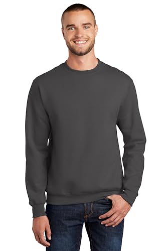 Port & Co Men's Tall Ultimate Crewneck Sweatshirt-PC90T