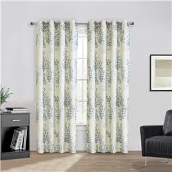 50 x 95 in. Lana Light Filtering Grommet Curtain Panel Blue