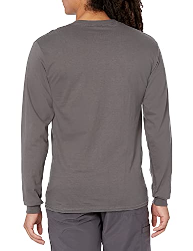 Image of Hanes Men's Beefy Long Sleeve Shirt, 1 or 2 Pack