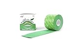 NASARA Original Kinesiology Tape. Rollengröße 5cm x 5m, Farbe grün