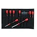 Wiha 26193 Slotted and Phillips Screwdriver Set with Soft PicoFinish Handle, 8-Piece