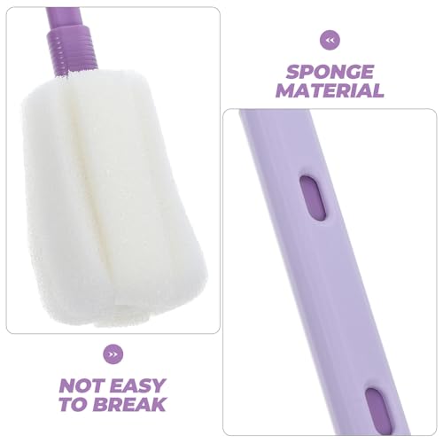 Nettoyage de bouteille difficile solution avec brosse à éponge manche long NUOBESTY - 8